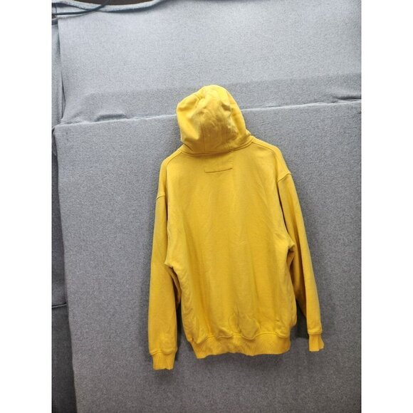 Caterpillar Yellow Hoodie XL Cotton/Polyester Blend - Picture 4 of 4